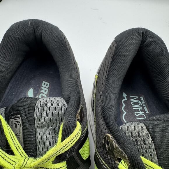 Saucony Hurricane ISO 3 Men Gry/Black/Citron Size 10.5 *see Description* - Picture 7 of 8